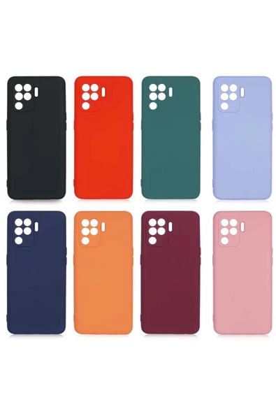 CEPCASE    Oppo Reno 5 Lite Kılıf Lansman Model Kadife İç Tasarım Soft Mat Yüzey Silikon Kapak - Resim 3