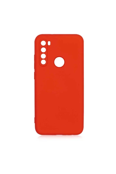 CEPCASE    Xiaomi Redmi Note 8 Kılıf Lansman Model Kadife İç Tasarım Soft Mat Yüzey Silikon Kapak