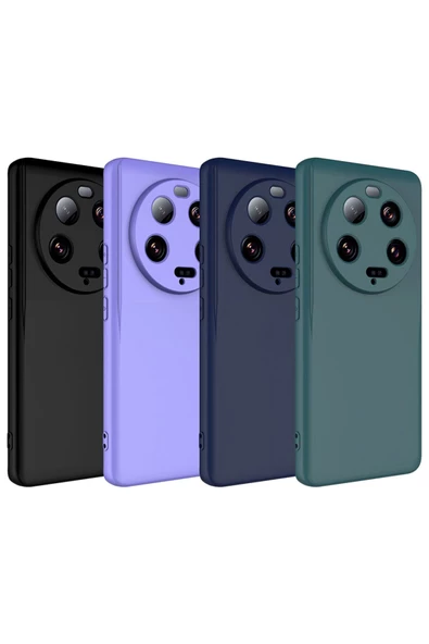 CEPCASE    Xiaomi Mi 13 Ultra Kılıf Lansman Model Kadife İç Tasarım Soft Mat Yüzey Silikon Kapak - Resim 3