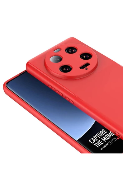CEPCASE    Xiaomi Mi 13 Ultra Kılıf Lansman Model Kadife İç Tasarım Soft Mat Yüzey Silikon Kapak - Resim 4