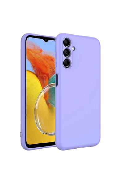 CEPCASE    Samsung Galaxy M14 Kılıf Lansman Model Kadife İç Tasarım Soft Mat Yüzey Silikon Kapak - Resim 2
