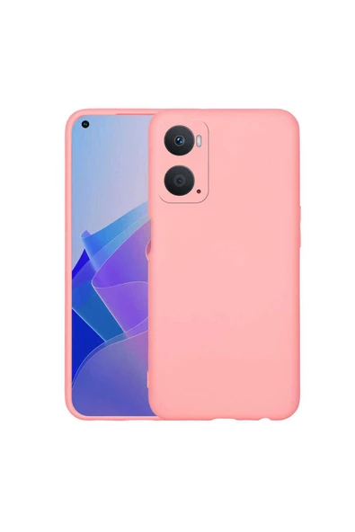 CEPCASE    Oppo A96 4G Kılıf Lansman Model Kadife İç Tasarım Soft Mat Yüzey Silikon Kapak