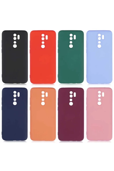CEPCASE Xiaomi Redmi Note 8 Pro Kılıf Lansman Model Kadife İç Tasarım Soft Mat Yüzey Silikon Kapak - 3
