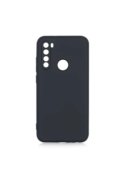 CEPCASE    Xiaomi Redmi Note 8 Kılıf Lansman Model Kadife İç Tasarım Soft Mat Yüzey Silikon Kapak