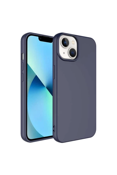CEPCASE    Apple  iPhone 14 Plus Kılıf Lansman Model Kadife İç Tasarım Soft Mat Yüzey Silikon Kapak - Resim 2