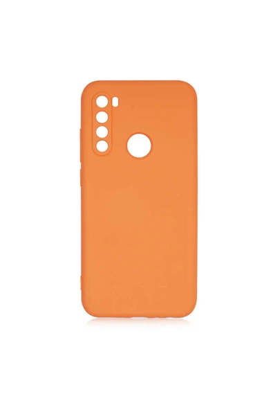 CEPCASE    Xiaomi Redmi Note 8 Kılıf Lansman Model Kadife İç Tasarım Soft Mat Yüzey Silikon Kapak