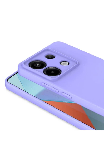 CEPCASE    Xiaomi Redmi Note 13 Pro 5G Kılıf Lansman Model Kadife İç Tasarım Soft Mat Yüzey Silikon Kapak - Resim 3