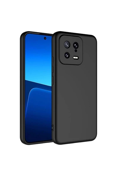 CEPCASE    Xiaomi Mi 13 Kılıf Lansman Model Kadife İç Tasarım Soft Mat Yüzey Silikon Kapak - Resim 2