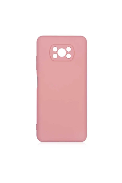 CEPCASE    Xiaomi Poco X3 Kılıf Lansman Model Kadife İç Tasarım Soft Mat Yüzey Silikon Kapak