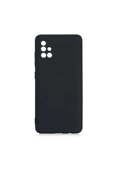 CEPCASE    Samsung Galaxy A51 Kılıf Lansman Model Kadife İç Tasarım Soft Mat Yüzey Silikon Kapak