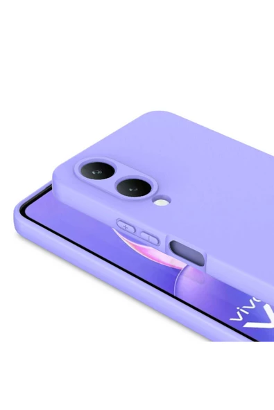 CEPCASE    Vivo Y17S Kılıf Lansman Model Kadife İç Tasarım Soft Mat Yüzey Silikon Kapak - Resim 3