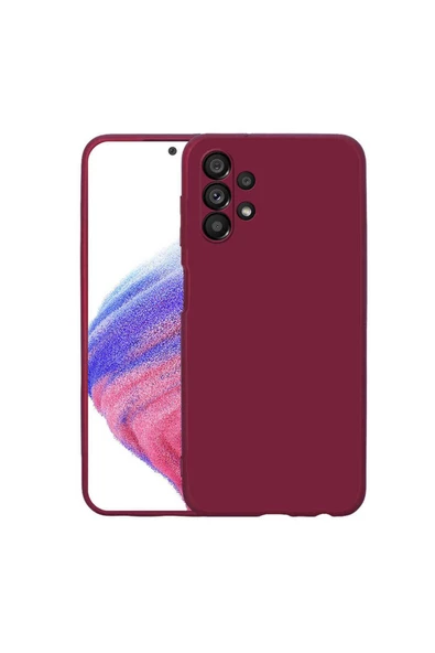 CEPCASE    Samsung Galaxy A53 5G Kılıf Lansman Model Kadife İç Tasarım Soft Mat Yüzey Silikon Kapak