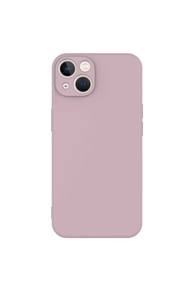 CEPCASE    Apple  iPhone 13 Mini Kılıf Lansman Model Kadife İç Tasarım Soft Mat Yüzey Silikon Kapak