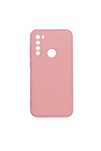 CEPCASE    Xiaomi Redmi Note 8 Kılıf Lansman Model Kadife İç Tasarım Soft Mat Yüzey Silikon Kapak
