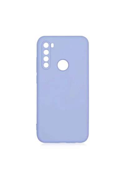 CEPCASE    Xiaomi Redmi Note 8 Kılıf Lansman Model Kadife İç Tasarım Soft Mat Yüzey Silikon Kapak