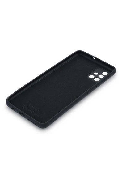CEPCASE    Samsung Galaxy A51 Kılıf Lansman Model Kadife İç Tasarım Soft Mat Yüzey Silikon Kapak - Resim 3