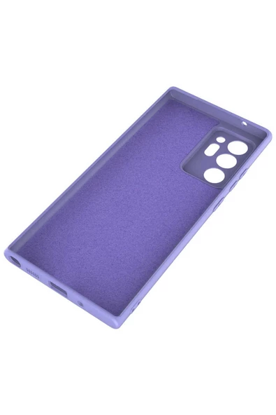 CEPCASE    Samsung Galaxy Note 20 Ultra Kılıf Lansman Model Kadife İç Tasarım Soft Mat Yüzey Silikon Kapak - 3