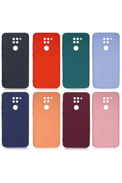 CEPCASE    Xiaomi Redmi Note 9 Kılıf Lansman Model Kadife İç Tasarım Soft Mat Yüzey Silikon Kapak - Resim 4