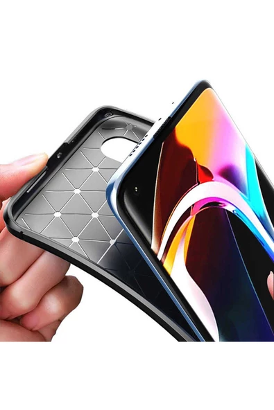 CEPCASE    Xiaomi Mi 10 Kılıf Karbon Fiber Tasarım Ultra Slim Lüx Görünüm Silikon Kapak - Resim 5