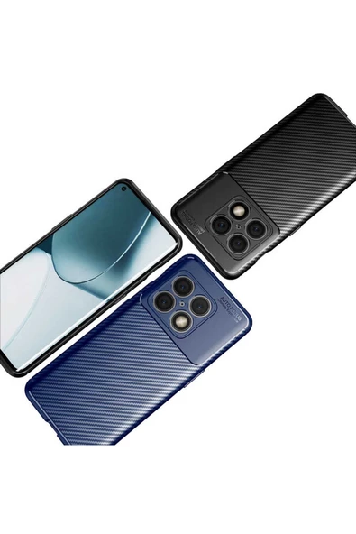 CEPCASE    One Plus 10 Pro Kılıf Karbon Fiber Tasarım Ultra Slim Lüx Görünüm Silikon Kapak - Resim 4