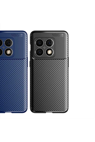 CEPCASE    One Plus 10 Pro Kılıf Karbon Fiber Tasarım Ultra Slim Lüx Görünüm Silikon Kapak - Resim 3