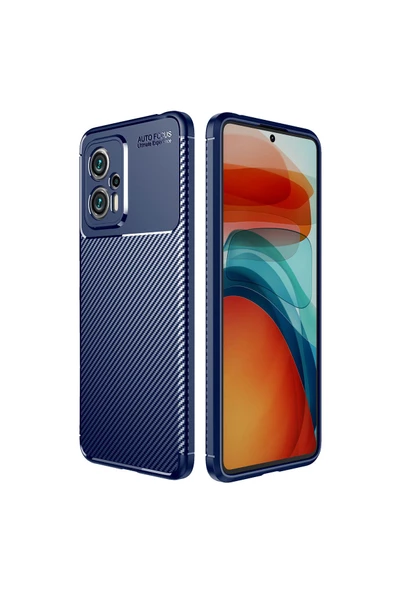 CEPCASE    Xiaomi Poco X4 GT Kılıf Karbon Fiber Tasarım Ultra Slim Lüx Görünüm Silikon Kapak