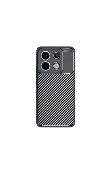 CEPCASE    Xiaomi Redmi Note 13 Pro Kılıf Karbon Fiber Tasarım Ultra Slim Lüx Görünüm Silikon Kapak