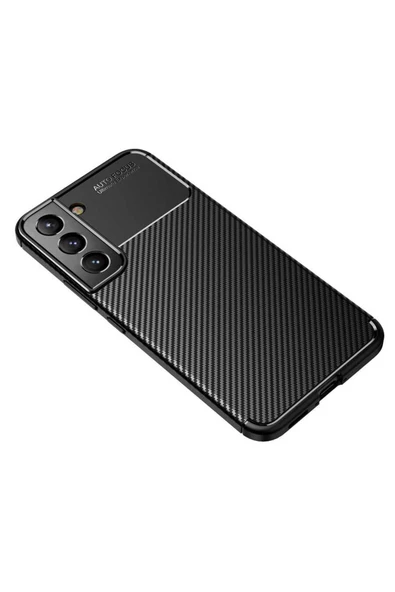 CEPCASE    Samsung Galaxy S22 Plus Kılıf Karbon Fiber Tasarım Ultra Slim Lüx Görünüm Silikon Kapak - Resim 4