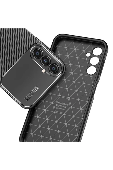 CEPCASE    Samsung Galaxy S24 Plus Kılıf Karbon Fiber Tasarım Ultra Slim Lüx Görünüm Silikon Kapak - Resim 6