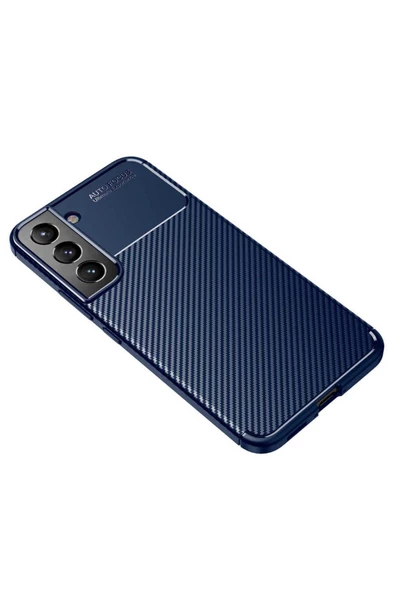CEPCASE    Samsung Galaxy S22 Plus Kılıf Karbon Fiber Tasarım Ultra Slim Lüx Görünüm Silikon Kapak - Resim 3