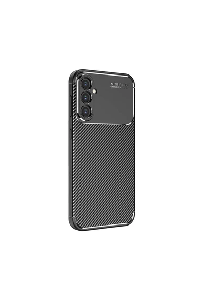 CEPCASE    Samsung Galaxy S24 Kılıf Karbon Fiber Tasarım Ultra Slim Lüx Görünüm Silikon Kapak