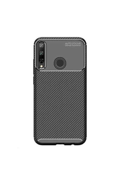 CEPCASE    Huawei P40 Lite E Kılıf Karbon Fiber Tasarım Ultra Slim Lüx Görünüm Silikon Kapak - 6