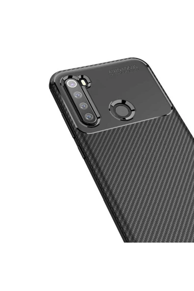 CEPCASE    Xiaomi Redmi Note 8 Kılıf Karbon Fiber Tasarım Ultra Slim Lüx Görünüm Silikon Kapak - Resim 6