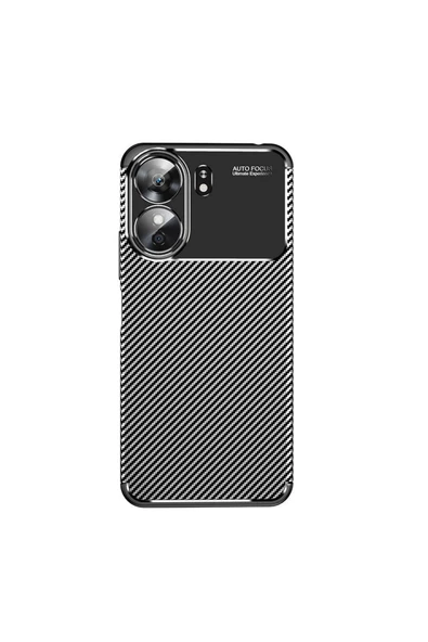 CEPCASE    Xiaomi Redmi 13C Kılıf Karbon Fiber Tasarım Ultra Slim Lüx Görünüm Silikon Kapak - 3