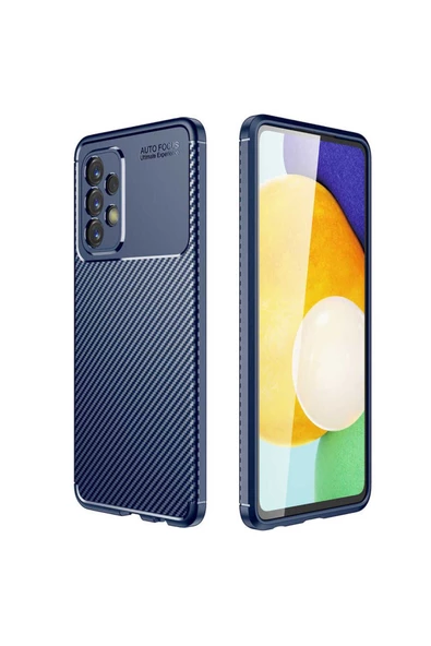 CEPCASE    Samsung Galaxy A23 Kılıf Karbon Fiber Tasarım Ultra Slim Lüx Görünüm Silikon Kapak - Resim 2