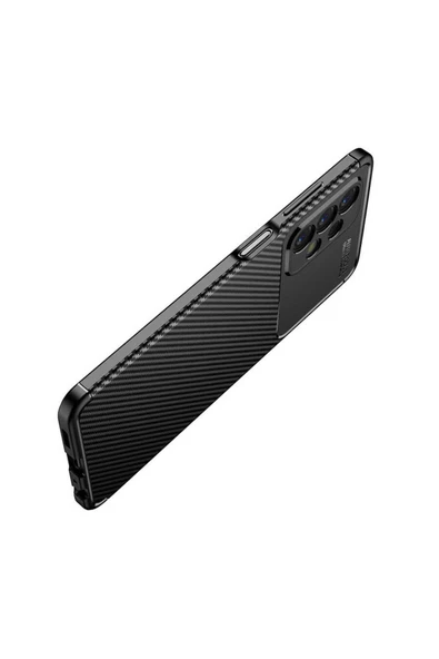CEPCASE    Samsung Galaxy A23 Kılıf Karbon Fiber Tasarım Ultra Slim Lüx Görünüm Silikon Kapak - Resim 5