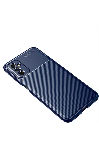 CEPCASE    Samsung Galaxy M52 Kılıf Karbon Fiber Tasarım Ultra Slim Lüx Görünüm Silikon Kapak - Resim 6