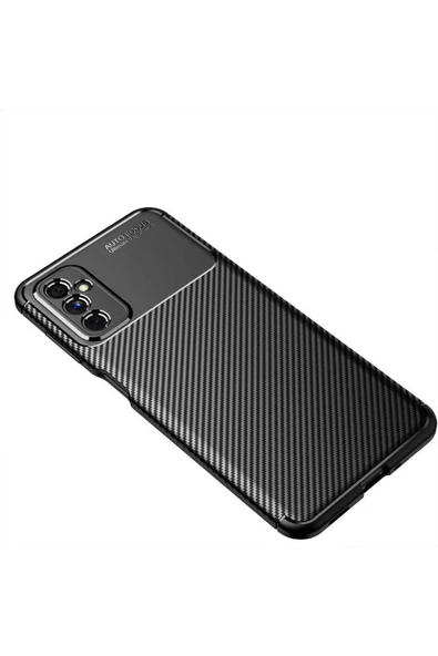 CEPCASE    Samsung Galaxy M52 Kılıf Karbon Fiber Tasarım Ultra Slim Lüx Görünüm Silikon Kapak - Resim 4