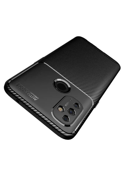 CEPCASE    One Plus Nord N100 Kılıf Karbon Fiber Tasarım Ultra Slim Lüx Görünüm Silikon Kapak - Resim 5