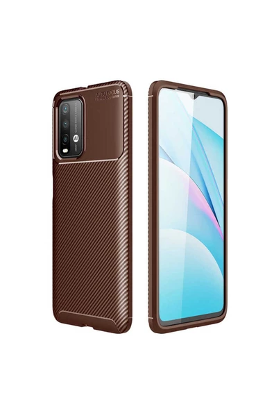 CEPCASE    Xiaomi Redmi Note 9 4G Kılıf Karbon Fiber Tasarım Ultra Slim Lüx Görünüm Silikon Kapak ürün görseli