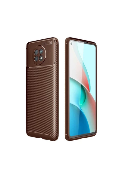 CEPCASE    Xiaomi Redmi Note 9T Kılıf Karbon Fiber Tasarım Ultra Slim Lüx Görünüm Silikon Kapak - Resim 2