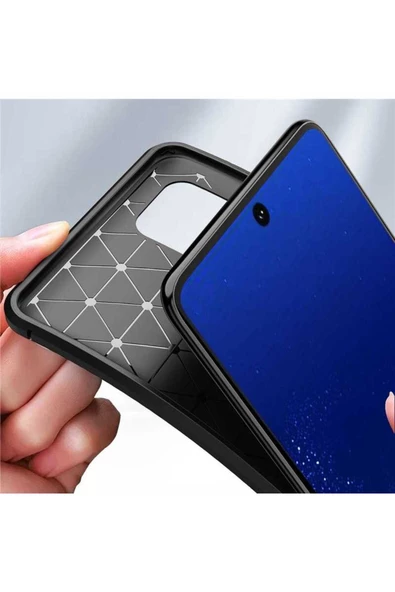 CEPCASE    Samsung Galaxy A81 (Note 10 Lite) Kılıf Karbon Fiber Tasarım Ultra Slim Lüx Görünüm Silikon Kapak - Resim 5