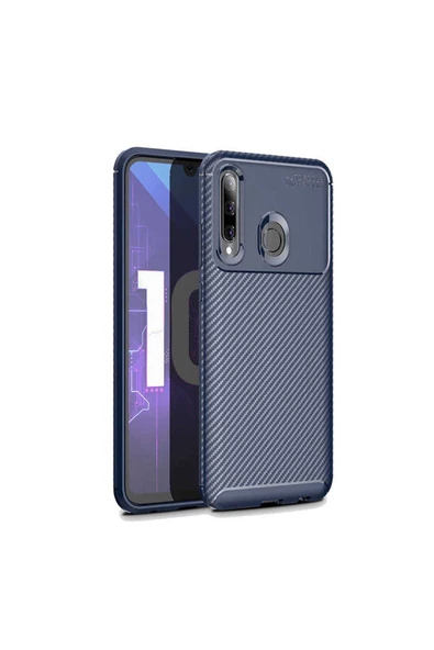 CEPCASE    Huawei Honor 20 Lite Kılıf Karbon Fiber Tasarım Ultra Slim Lüx Görünüm Silikon Kapak - Resim 2