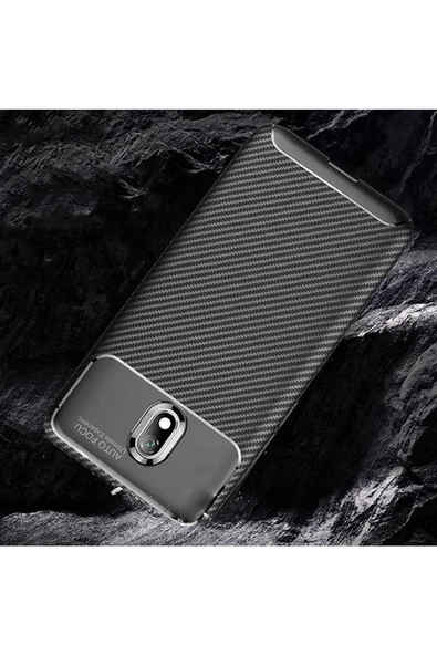 CEPCASE    Xiaomi Redmi 8A Kılıf Karbon Fiber Tasarım Ultra Slim Lüx Görünüm Silikon Kapak - 6