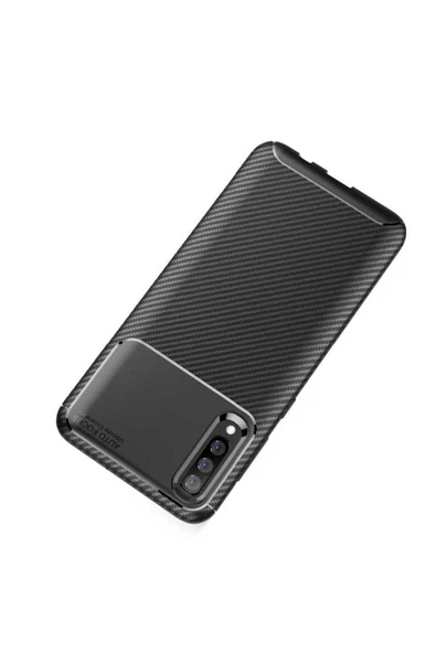CEPCASE    Samsung Galaxy A50 Kılıf Karbon Fiber Tasarım Ultra Slim Lüx Görünüm Silikon Kapak - Resim 3