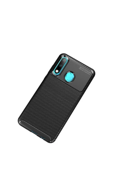 CEPCASE    Huawei P30 Lite Kılıf Karbon Fiber Tasarım Ultra Slim Lüx Görünüm Silikon Kapak