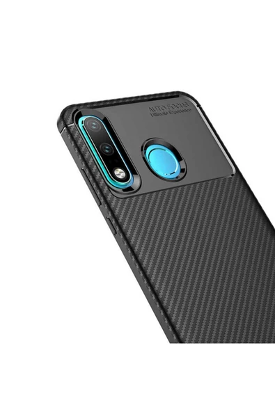 CEPCASE    Huawei P30 Lite Kılıf Karbon Fiber Tasarım Ultra Slim Lüx Görünüm Silikon Kapak - Resim 6