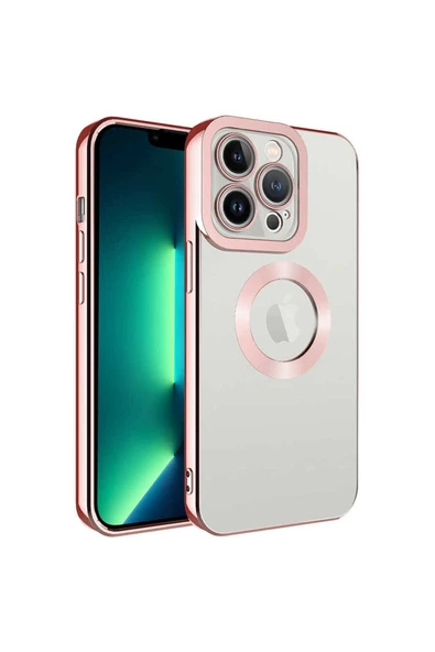 CEPCASE    Apple iPhone 12 Pro Max Kılıf Kamera Korumalı Logo Gösteren New fashion Tam Kalıp Kapak ürün görseli