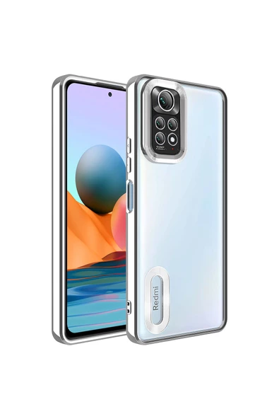CEPCASE    Xiaomi Redmi Note 11S Global Kılıf Kamera Korumalı Logo Gösteren New fashion Tam Kalıp Kapak ürün görseli