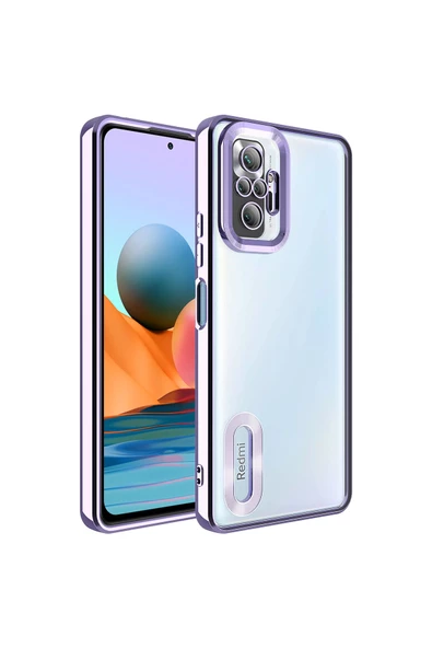 CEPCASE    Xiaomi Redmi Note 10 Pro Kılıf Kamera Korumalı Logo Gösteren New fashion Tam Kalıp Kapak ürün görseli